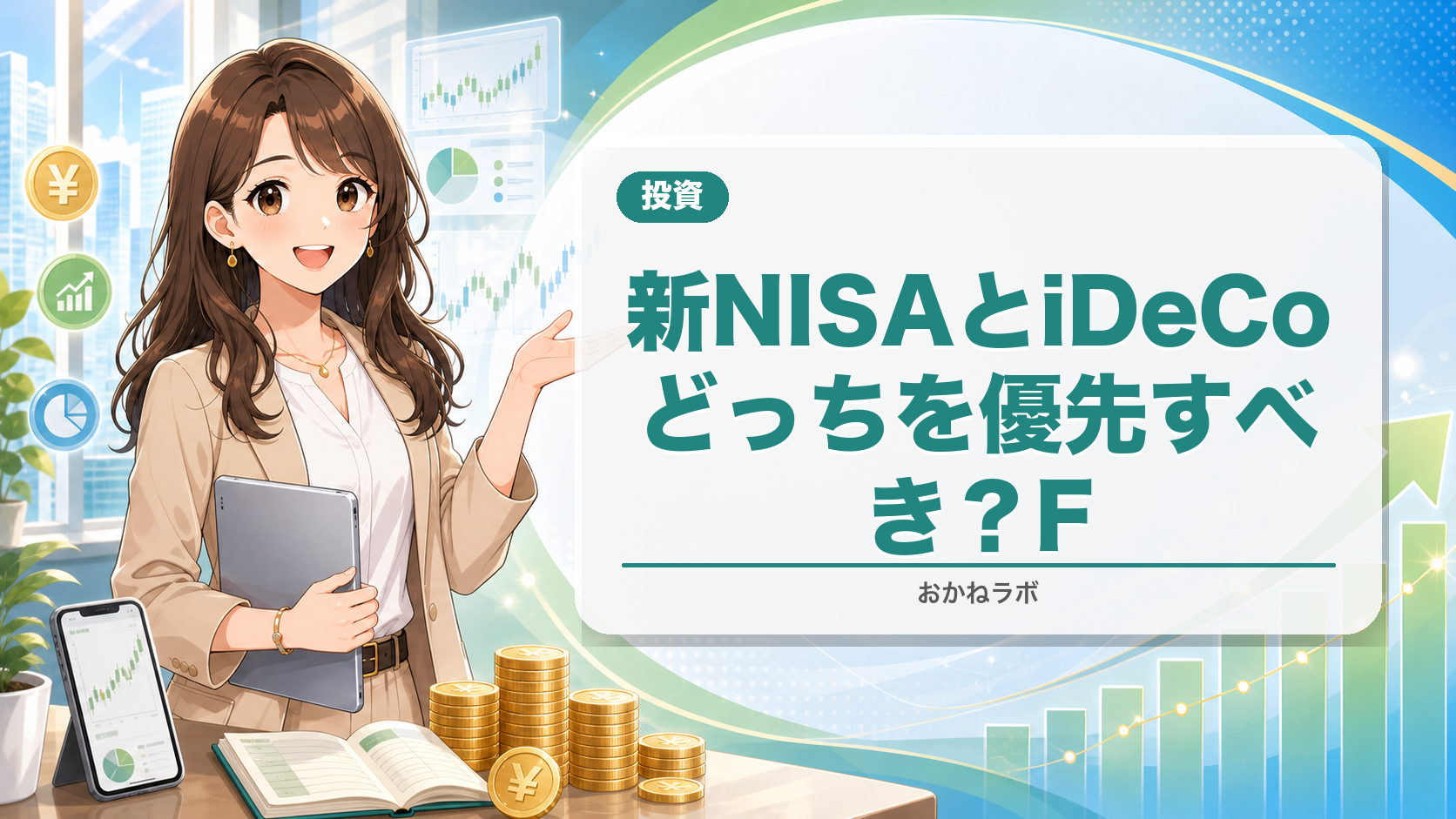【2026年最新】新NISAとiDeCoどっちを優先すべき?FPが徹底比較・おす