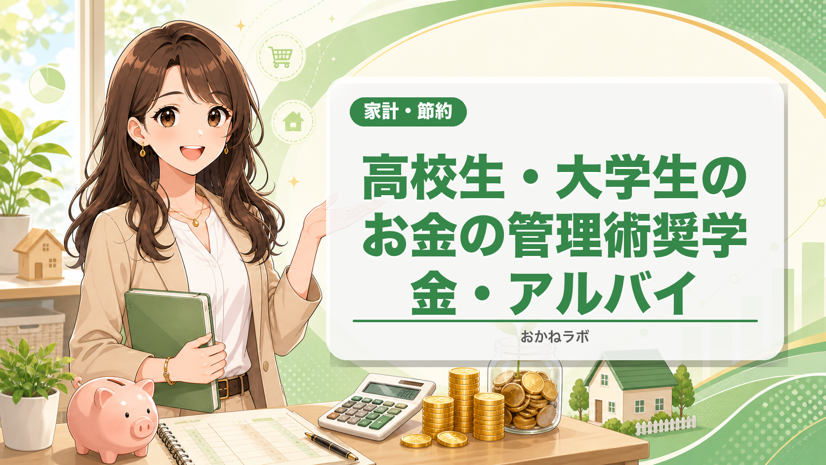高校生・大学生のお金の管理術【2026年4月版】奨学金・アルバイト・貯金のコツ