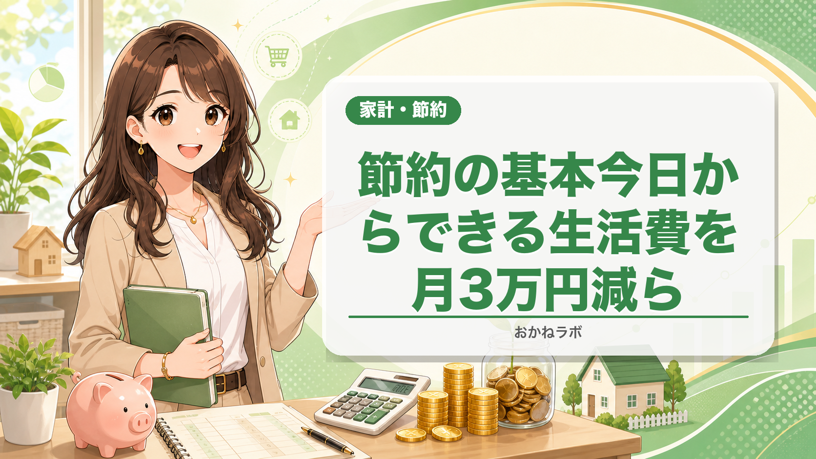 節約の基本【2026年4月版】今日からできる生活費を月3万円減らす15の方法