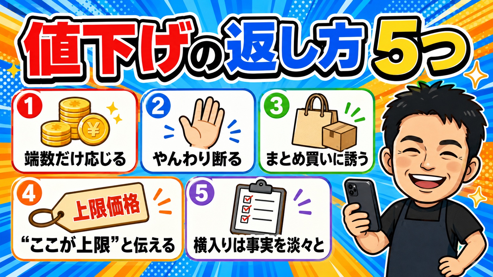 返し方テンプレ5つ