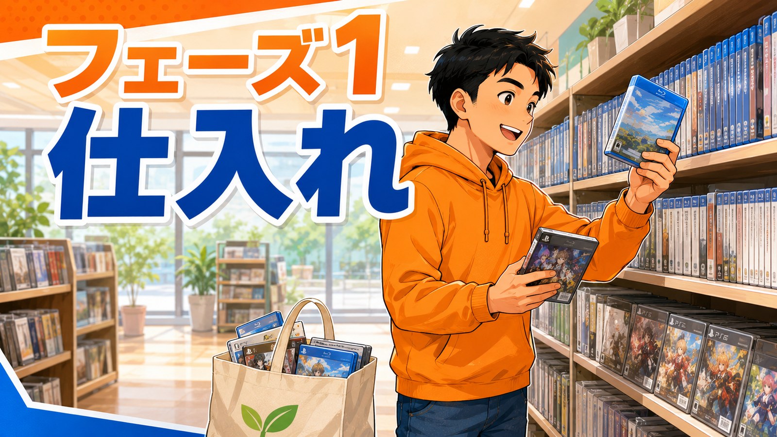 中古せどりの仕入れフェーズの図解