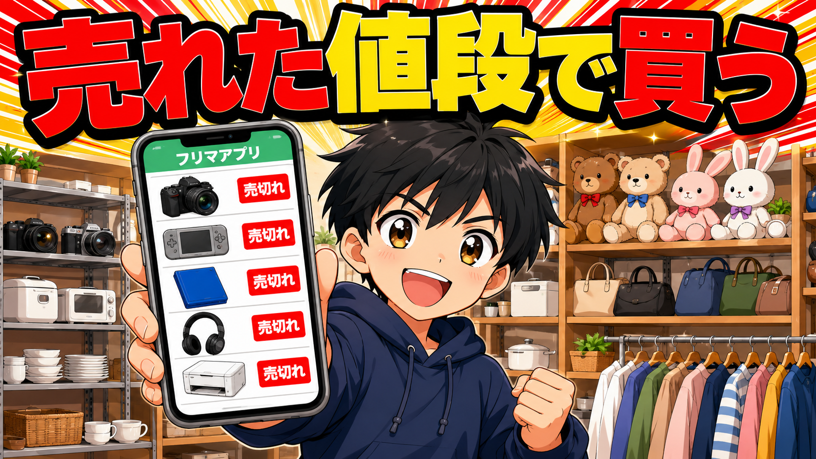 中古せどりの相場リサーチ メインビジュアル