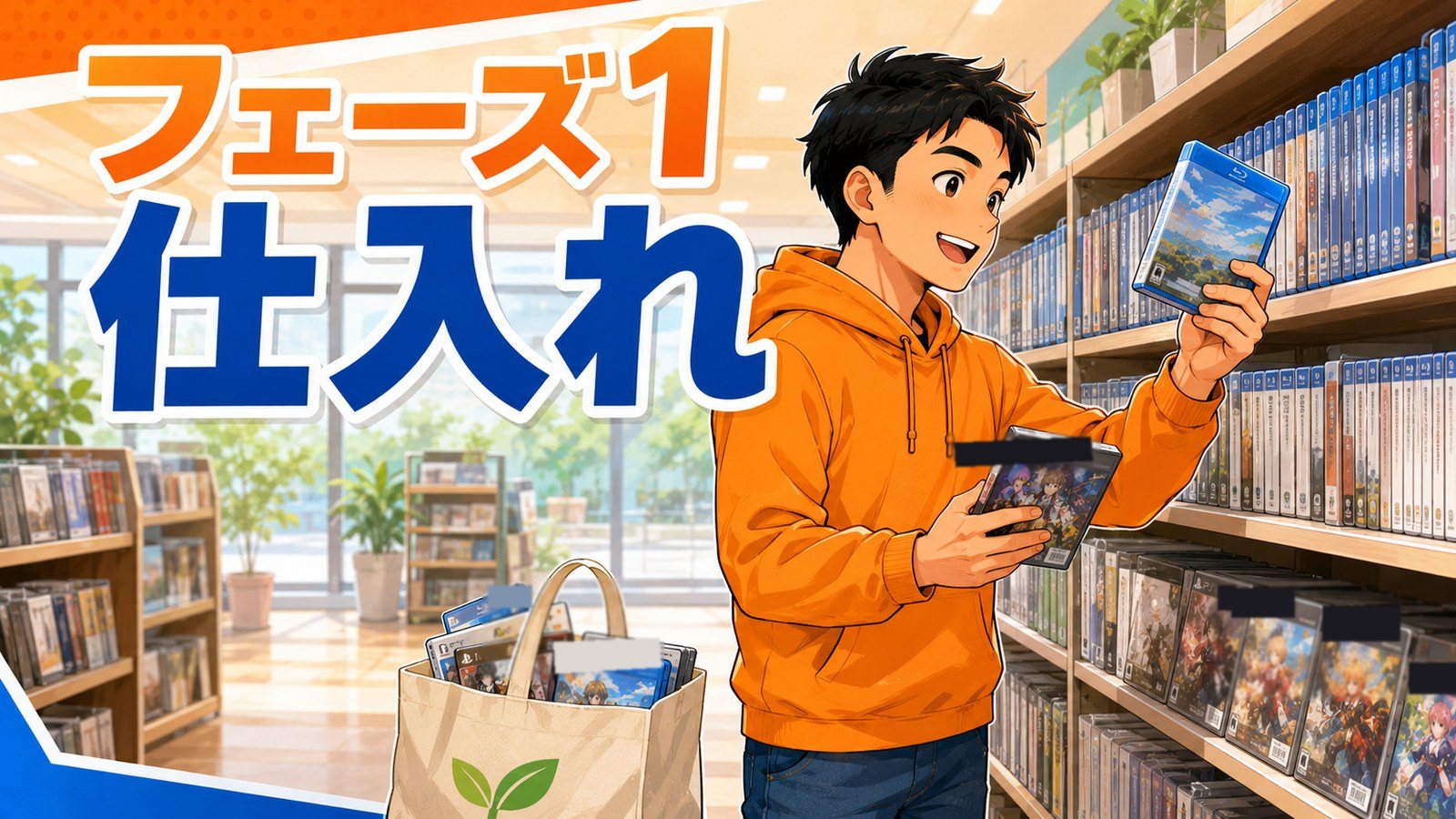 中古せどりの仕入れフェーズの図解