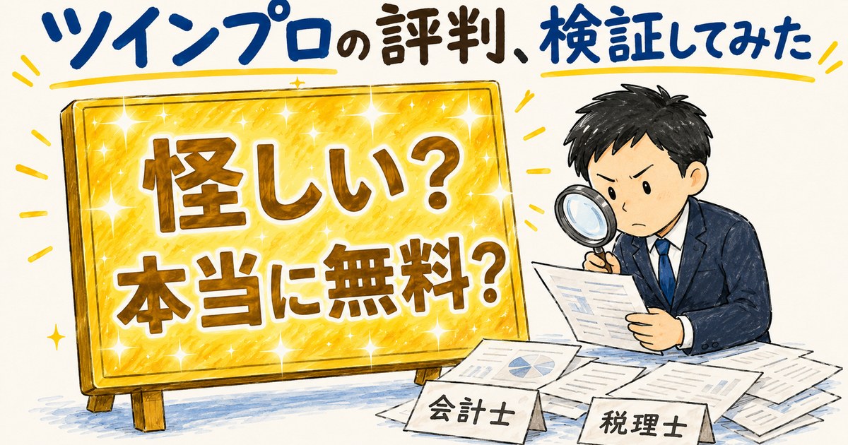 ツインプロの評判、検証してみた